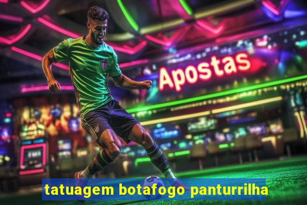 tatuagem botafogo panturrilha